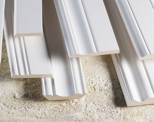 We Have 1000’s of feet of MDF Mouldings in Stock, Primed and Ready for Pick Up, or we can Paint and Deliver!